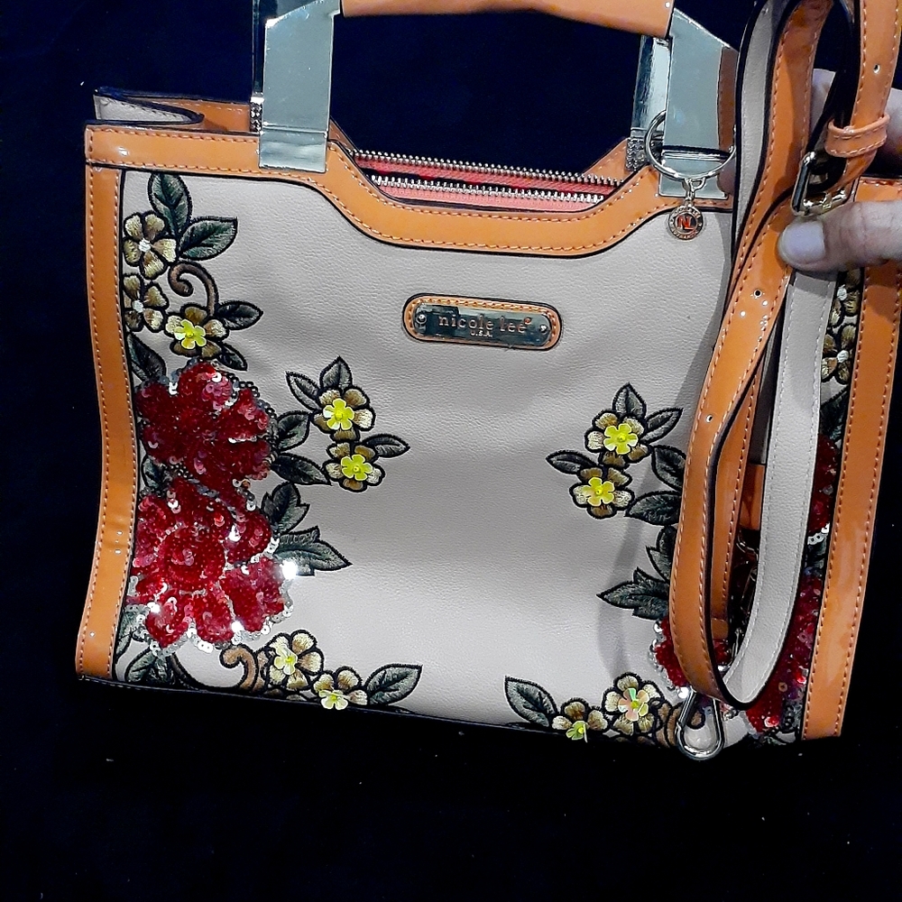 Floral brunch tote